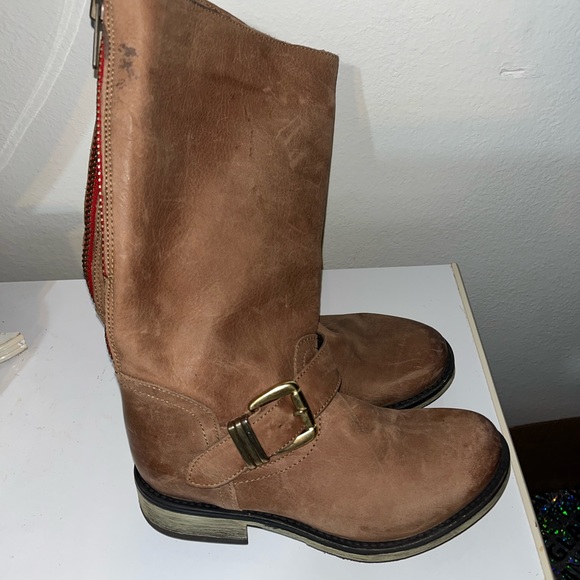 - Steve Madden genuine leather sz 5.5 brown boots - Picture 3 of 10